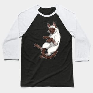 Chocolate Lynx Point Shorthair Baseball T-Shirt